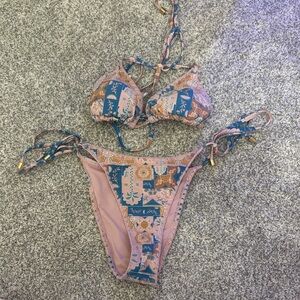 Stylish Multicolor Bikini Set